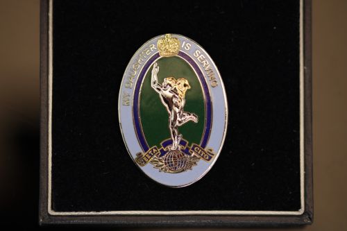 Royal Corps of Signals Daughter Sweetheart Brooch