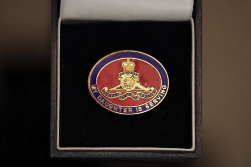 Royal Artillery Daughter Sweetheart Brooch