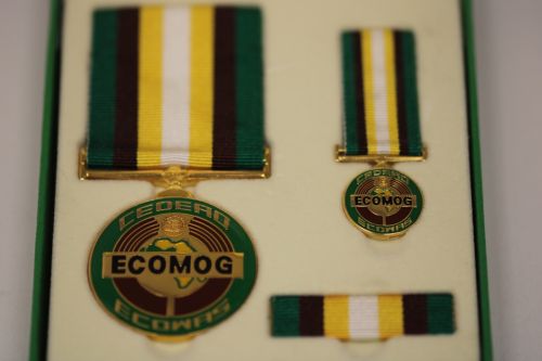 ECOWAS / ECOMOG Op-Liberty Boxed Set, Medal