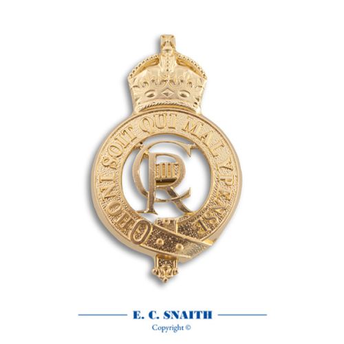 Household Cavalry Cap Badge, Brass OR's, King's Crown CIIIR