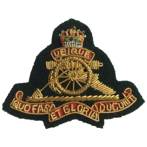 Royal Artillery Beret Badge,Commando Green Officers