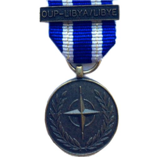 NATO OUP-LIBYA, Medal (Miniature)