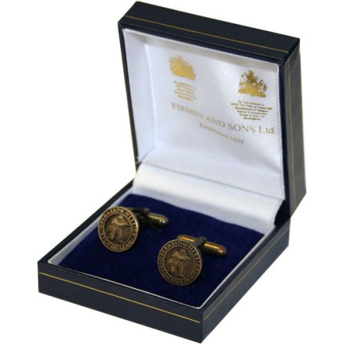 OP-HERRICK Afghanistan Bronze Relieved Cufflinks