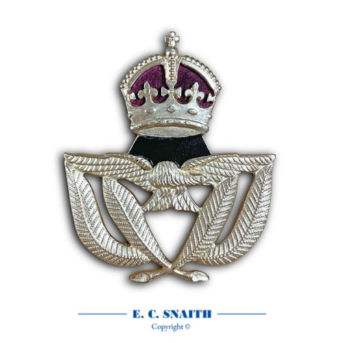 RAF Master Aircrew Cap Badge, King's Crown CIIIR