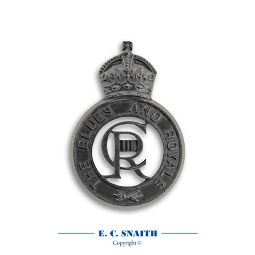 Blues And Royals Cap Badge Bronze, King's Crown CIIIR