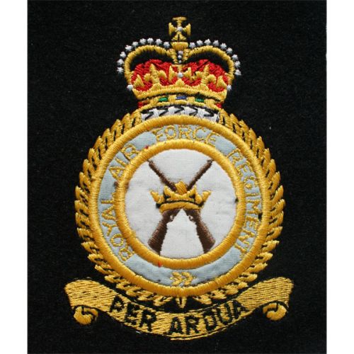 Royal Air Force Regiment Blazer Badge, Silk