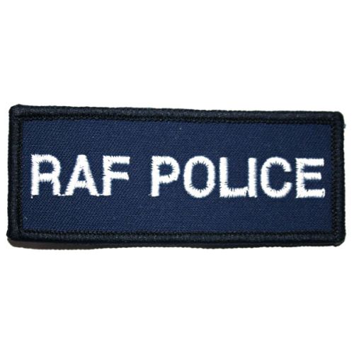 Royal Air Force Police Blazer Badge, White on Navy