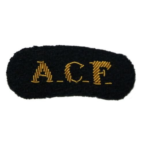 Army Cadet Force (ACF) Titles - On Navy Badge