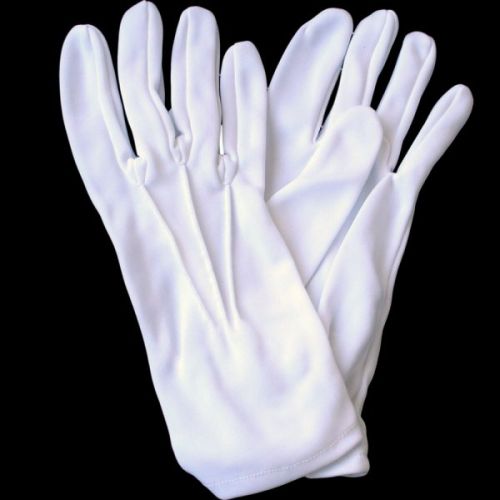 White Nylon Gloves