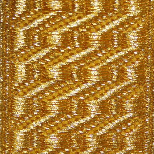 Gold Mylar B & S Lace (25mm)