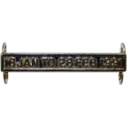 16 Jan To 28 Feb 1991, Clasp