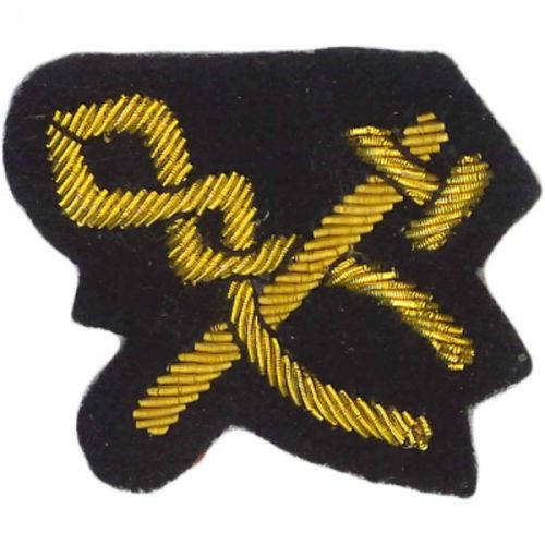 Craftsman Gold On Navy Badge H&T