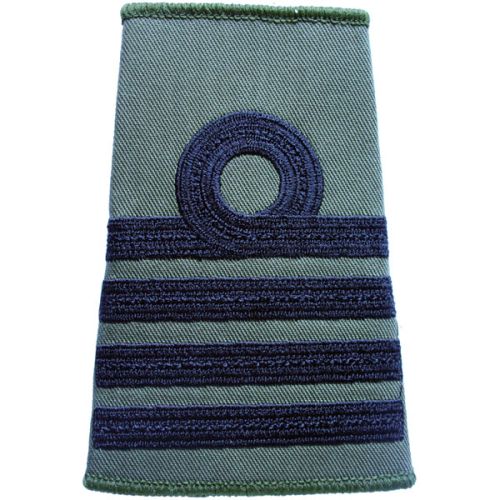 RN Rank Slides, Olive Green, (Capt)