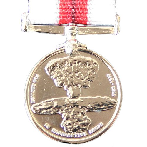 Nuclear Weapons Testing, Medal (Miniature)