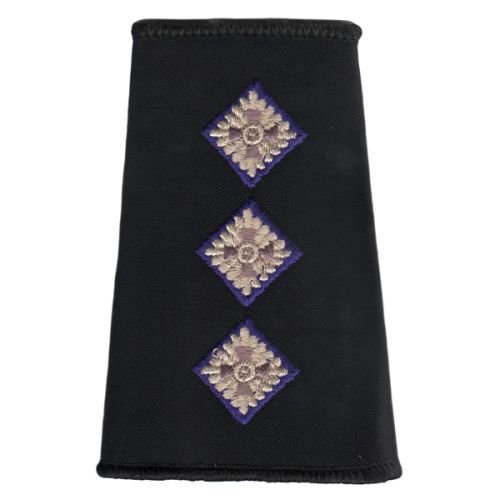 RAChD Rank Slides, Black, (Capt)