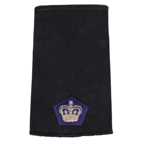 RAChD Rank Slides, Black, (Maj)