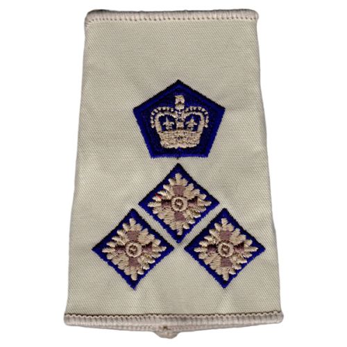 RAChD Rank Slides, Cream, (Brig)