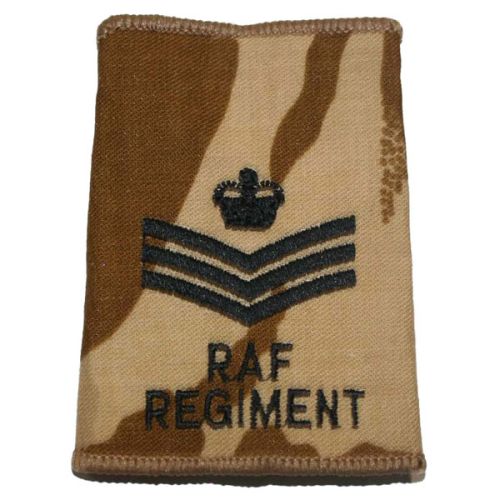 RAF Regiment Rank Slides, Desert, (F/Sgt)