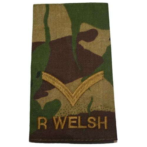 R WELSH Rank Slides, CS95, (L/Cpl)