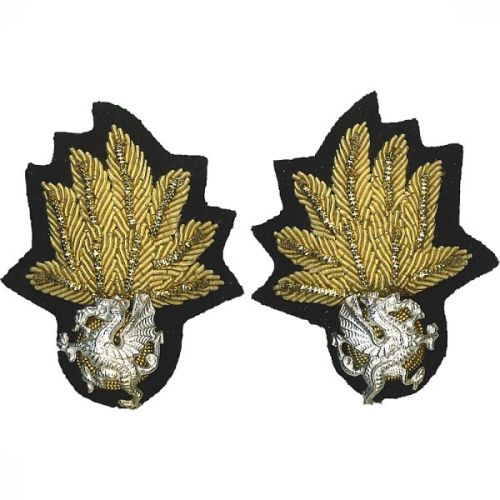 RWF SGT Collar Badge